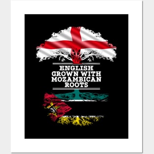 English Grown With Mozambican Roots - Gift for Mozambican With Roots From Mozambique Posters and Art